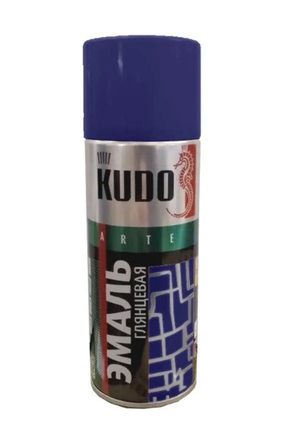 Эмаль аэрозольная Kudo синяя Kudo ku-1011 520 мл - фото 1 - id-p112802367