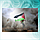 Сувенирный магнит "Флаг Палестины в буре" (Размер 10х15см. А6), фото 2
