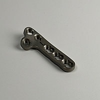 Пластина титан, "Лист клевера" с под винт 2,3мм с угловой стабильностью, B=7мм H=2,5мм L=35мм 3+3 отв. левая