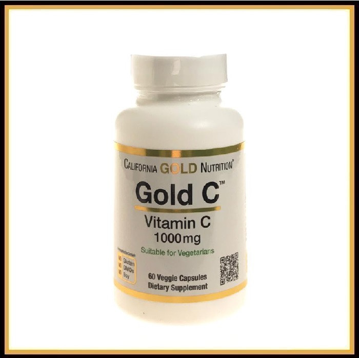 California Gold Nutrition Vitamin C 60 капсул