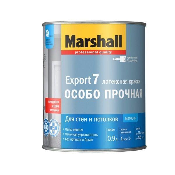 Краска Marshall Export 7 матовая латексная BW 9 л - фото 1 - id-p112802665
