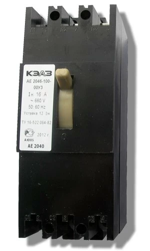 Автоматический выключатель АЕ 2046-100 (3ф) 50А КЭАЗ (4)
