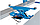 Подъемник 380V 4х стоечный 5т, c ручной траверсой 3т, 380В (Синий) 4450J, фото 3
