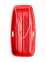 Ледянка, санки пластиковые, салазки 120*45 см, красный