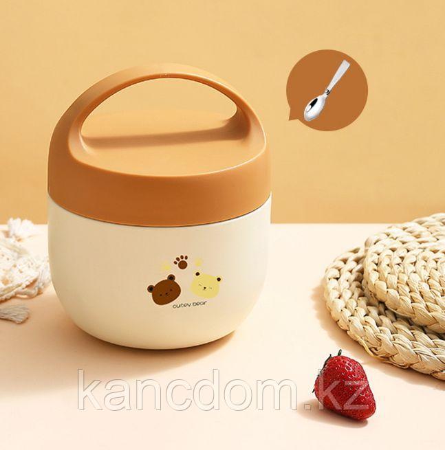 Ланч-бокс «Cutey Bear» 900мл с ложкой YM5623