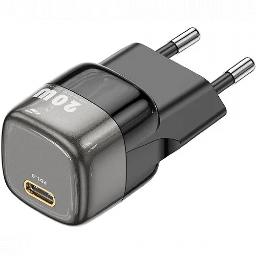 Зарядное устройство сетевое Kuulaa KL-CD34B USB Type-C 20W черный