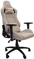 Кресло игровое Gamdias ZELUS M2 Weave, бежевый, ткань, 140 кг, 2D, 90°-150°, крестовина металл