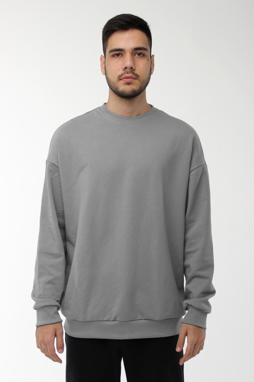 Свитшот Oversize Unisex серый - фото 2 - id-p112807800