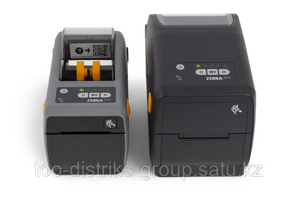 ZEBRA принтер термотрансферный Термо принтер DT ZD411; 2 дюйма(шир), 203 dpi, Ethernet, USB+Host, BTLE5 - фото 1 - id-p65267431
