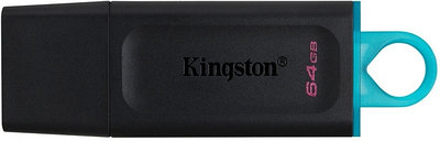 Флеш-накопитель Kingston 64Gb USB3.2 Gen1 Data Traveler Exodia (Black+Teal)
