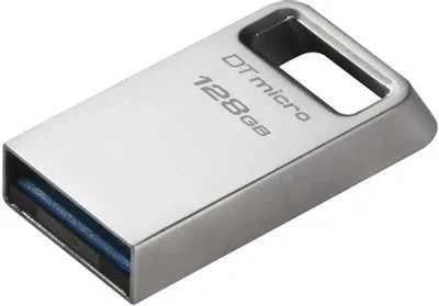 Флэш-накопитель Kingston 128Gb USB3.2 Gen1 Data Traveler Micro 3.2 USB (Metal case)