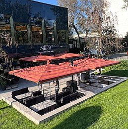 Зонт уличный двухкупольный 3м*3м