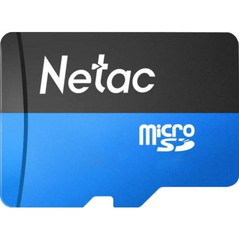 Карта памяти MicroSD, Netac P500 Standart 64GB 90MB/s Class 10, + SD Adapter - фото 1 - id-p112809342