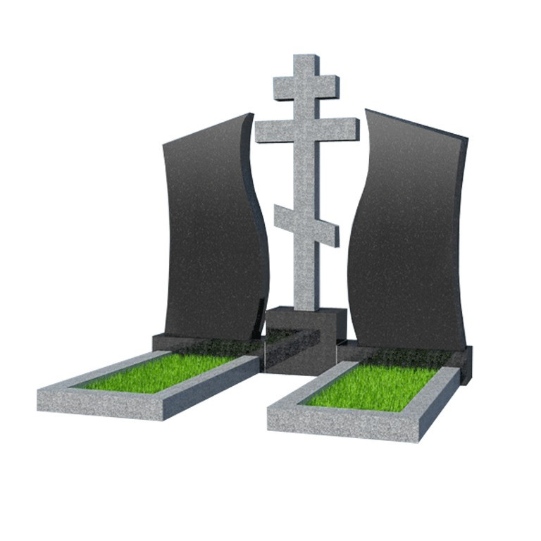Памятники на могилу двойные 01 - фото 1 - id-p71501195