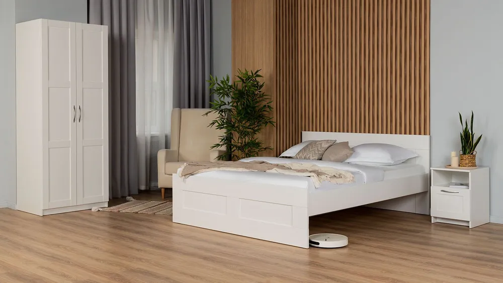 Двуспальная кровать Istra Askona (О) 200*160, белый - фото 3 - id-p111127142