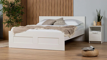 Двуспальная кровать Istra  Askona (О) 200*180, белый, фото 2