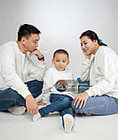 Свитшот Family Look Oversize белый, фото 2