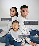 Свитшот Family Look Oversize серый меланж, фото 3
