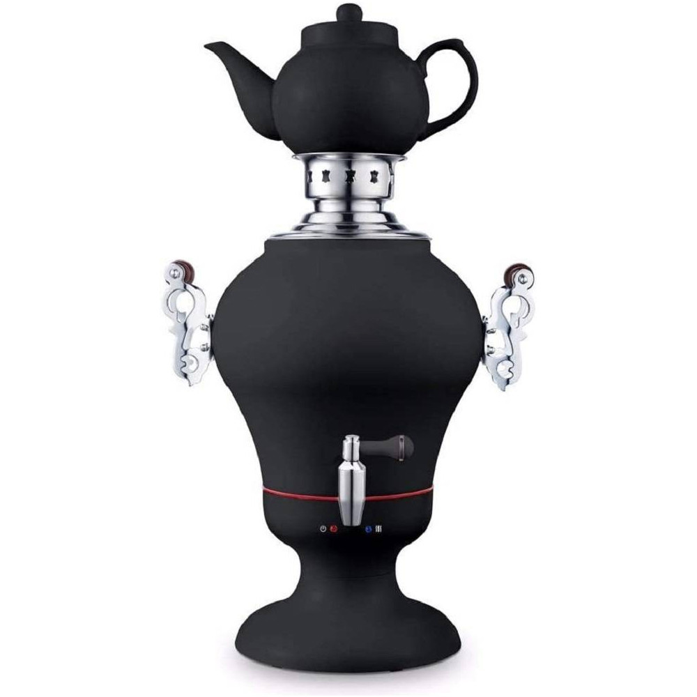 Самовар-термопот электрический с заварочным чайником Black Tri Tower TT-780 - фото 1 - id-p112810671