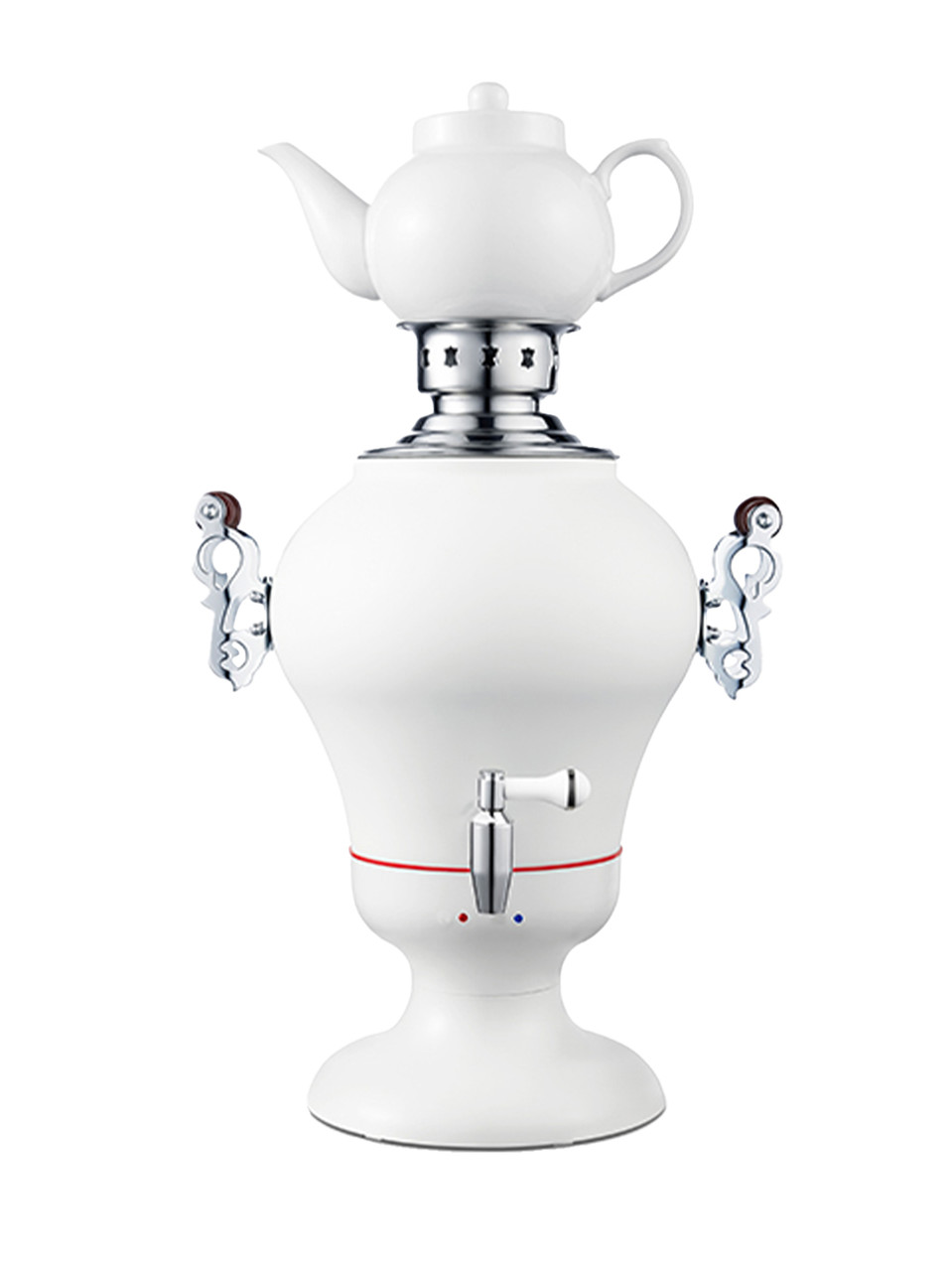 Самовар-термопот электрический с заварочным чайником White Tri Tower TT-780 - фото 1 - id-p112810683