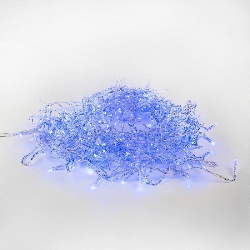 Гирлянда Светодиодный Дождь 1,5х1,5м, свечение с динамикой, прозрачный провод, 230 В, диоды синие - фото 10 - id-p112786949