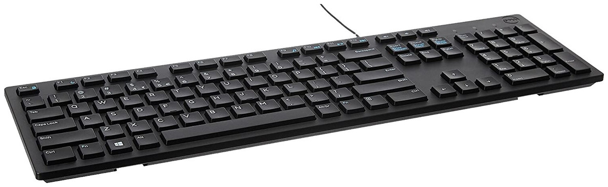 Клавиатура проводная Dell KB216 (580-ADHD) черный - фото 2 - id-p112813114