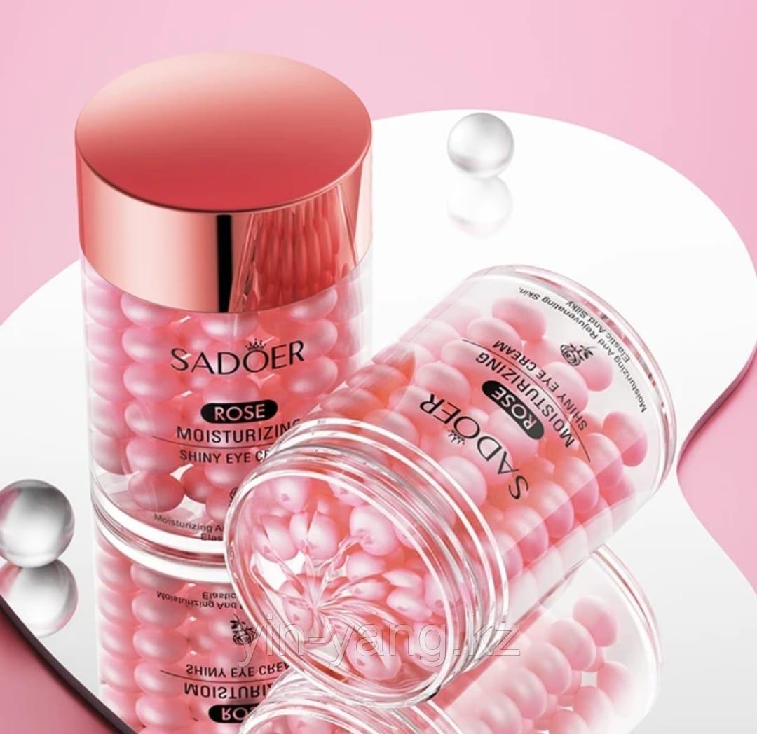 Лифтинг крем вокруг глаз с экстрактом розы "Sadoer Rose Moisturizing Shiny Eye Cream", 60 г - фото 2 - id-p112813233