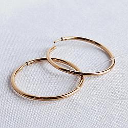 Серьги из золоченого серебра Diamant 93-124-01215-1 серебро с позолотой