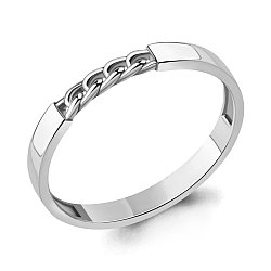 Серебряное кольцо  Aquamarine 54777.5 покрыто  родием