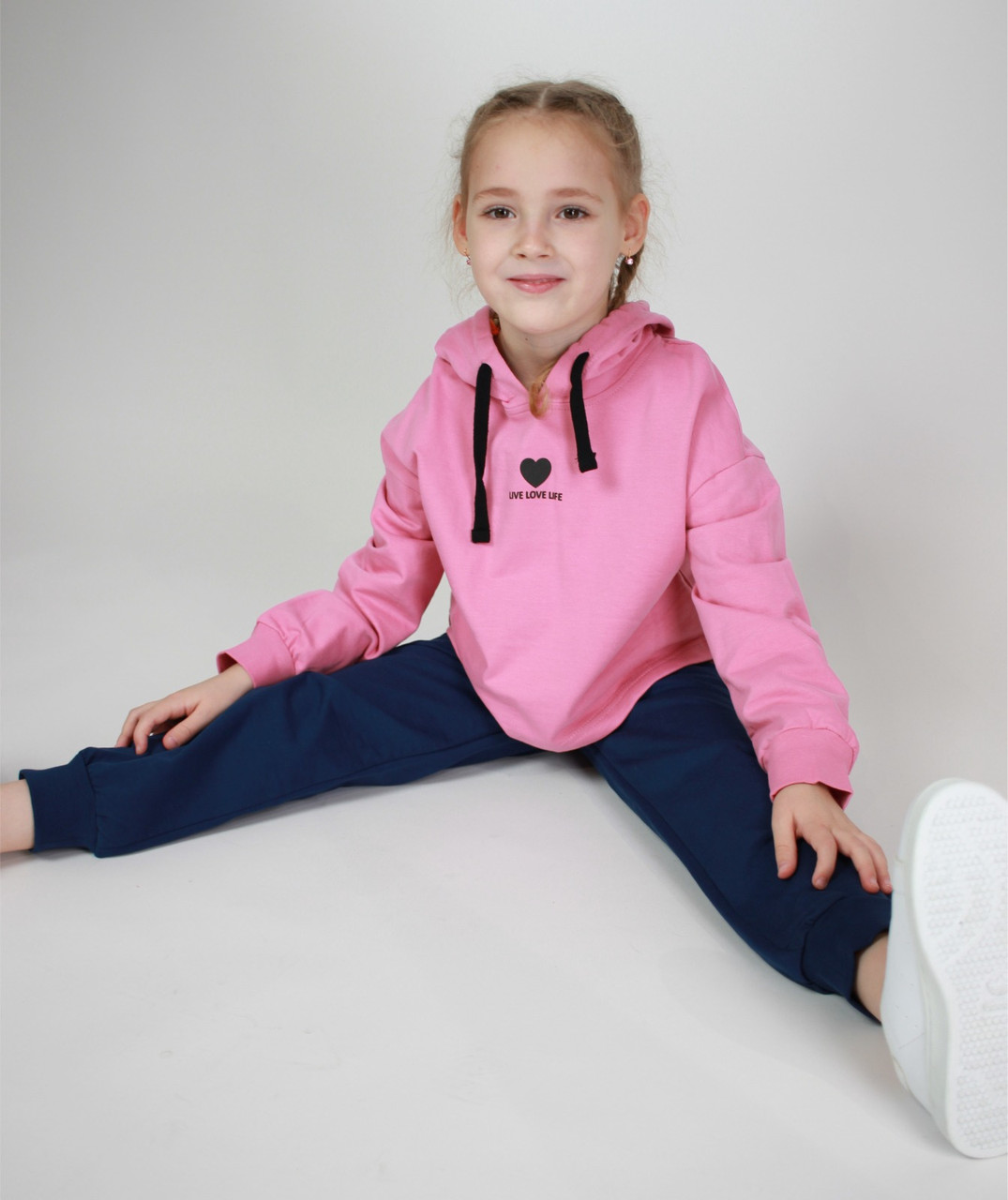 Толстовка детская розовый - фото 4 - id-p112814135