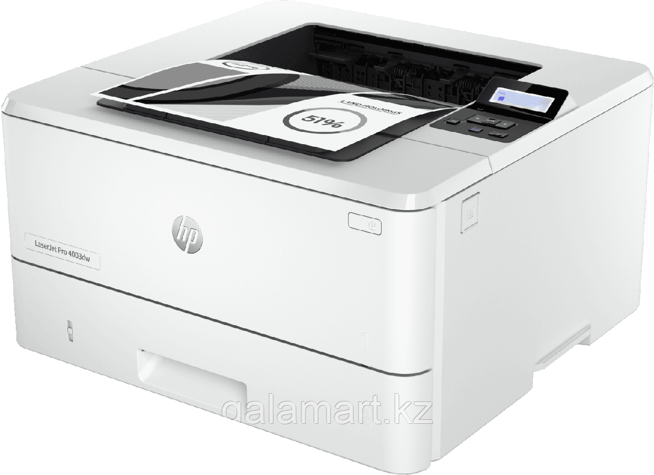 Принтер HP LaserJet Pro 4003dw (A4), 40 ppm, 256MB, 1.2 MHz, tray 100+250 pages, USB+Ethernet+Wi-Fii, Print