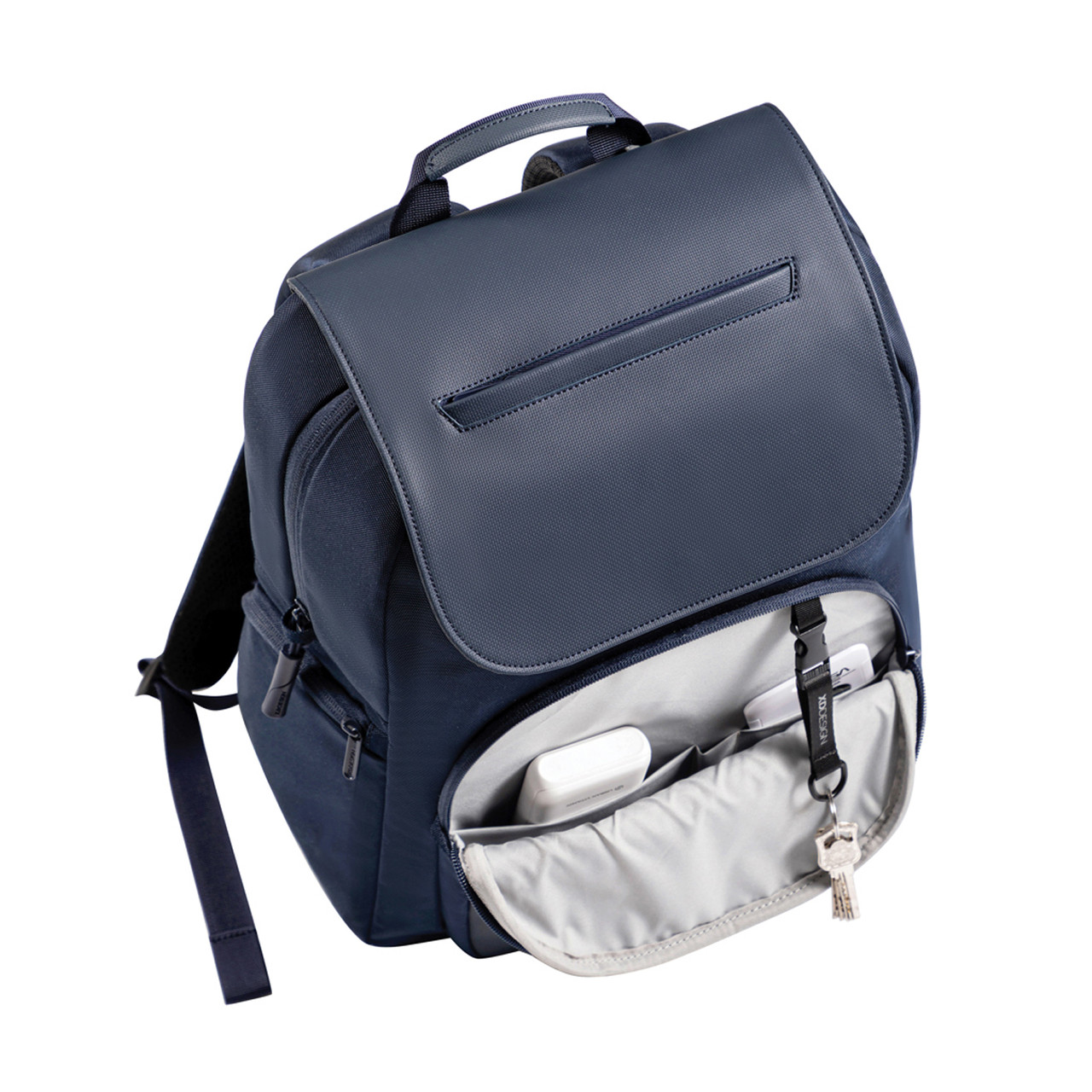 Рюкзак XD Design Soft Daypack, 16 , темно-синий; , Длина 32 см., ширина 14 см., высота 41,5 см., диаметр 0 - фото 8 - id-p112814631