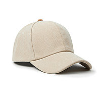 Бейсболка VINGA Bosler из переработанного канваса AWARE™, 6 клиньев, бежевый; , Длина 28 см., ширина 17,5 см.,