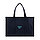 Большая сумка-шоппер VINGA Hilo из переработанного неокрашенного канваса AWARE™, 400 г/м², темно-синий; ,, фото 2