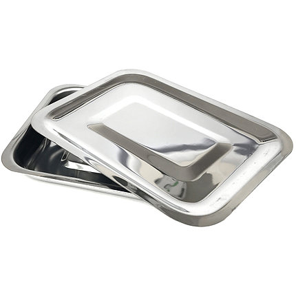 Лоток хирургический, прямоугольный с крышкой, 400мм, фото 3