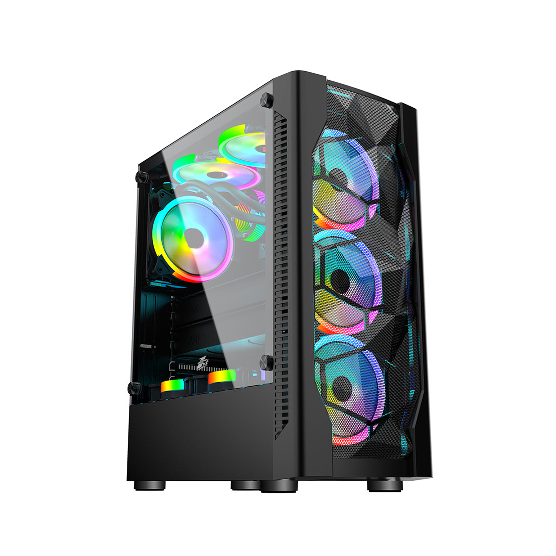 Компьютерный корпус 1STPLAYER DK-4 Black