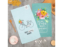 Набор полотенец кух. "Доляна" You happy 35х60см-2шт, 100% хл 5423129