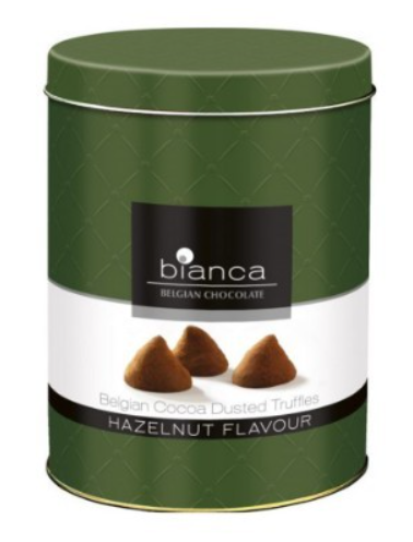 Belgian Truffles Трюфели BIANCA  Hazelnut 300 гр. (ж/б)