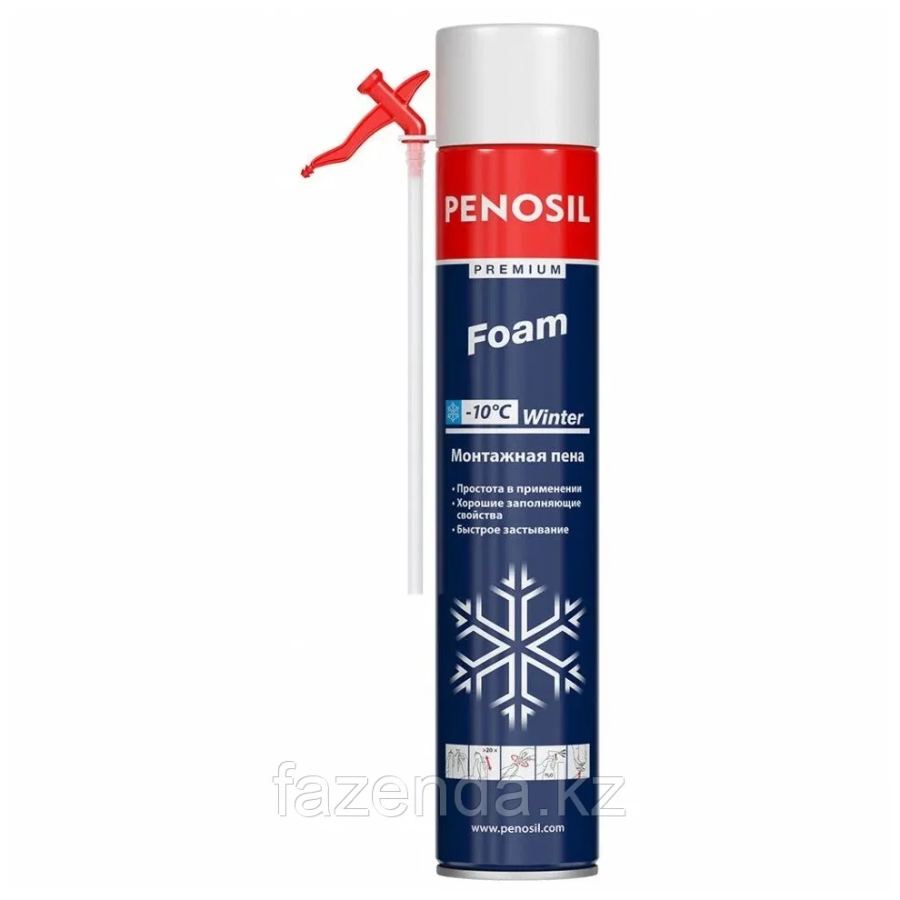 Пена монтажная бытовая Penosil Premium Foam Winter 750мл - фото 1 - id-p106148656