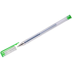 Ручка гелевая, зеленая, 1 мм.