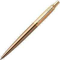 Ручка шариковая Jotter Premium West End Brushed Gold, синяя, 1,0 мм, кнопочный механизм. без/уп