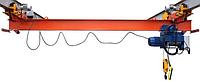 Кран мостовой однобалочный подвесной однопролётный г/п 1 т пролет 9,0 м