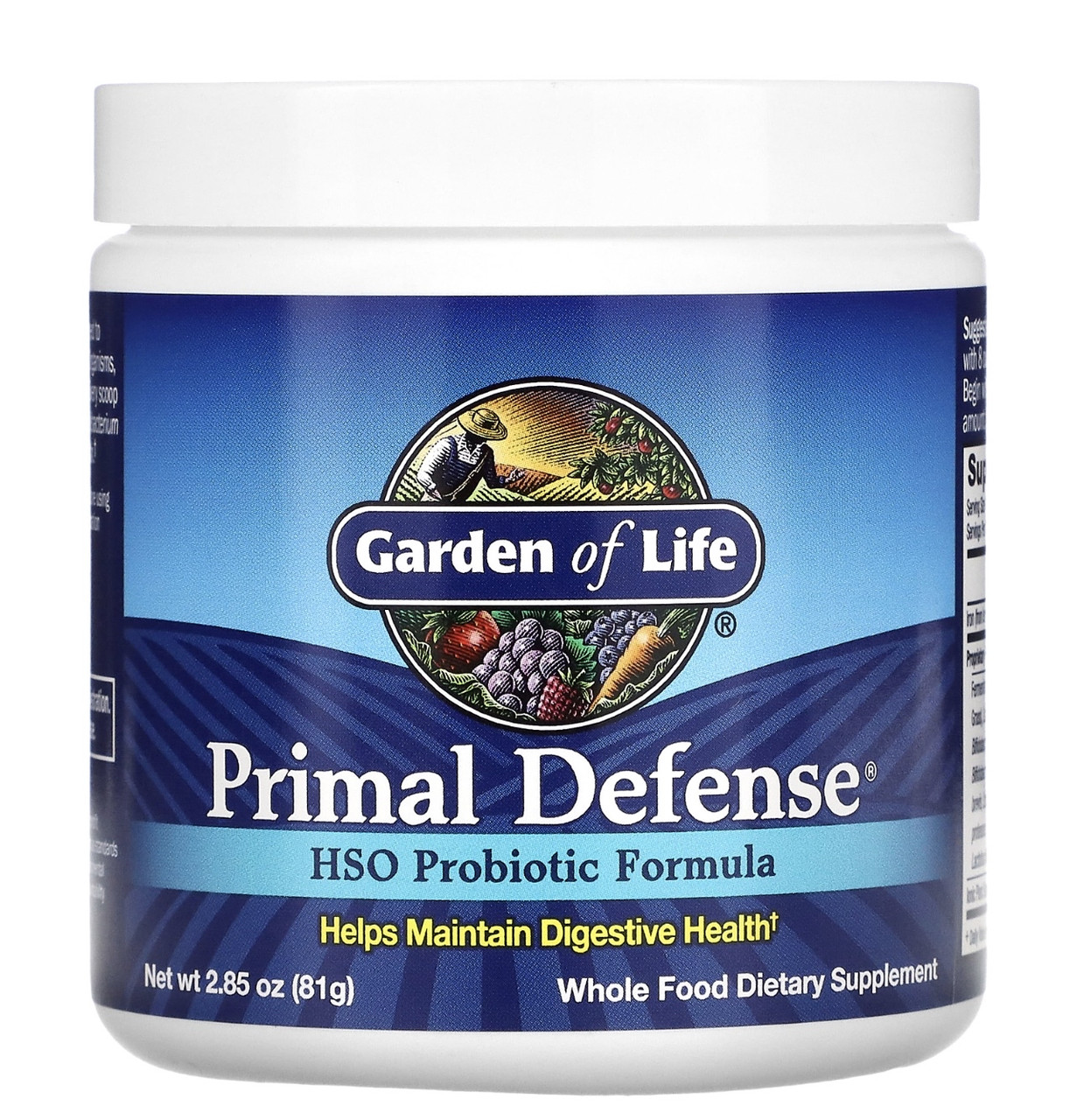 Garden of life primal defense, порошок, формула с пробиотиком 81г - фото 1 - id-p112822347