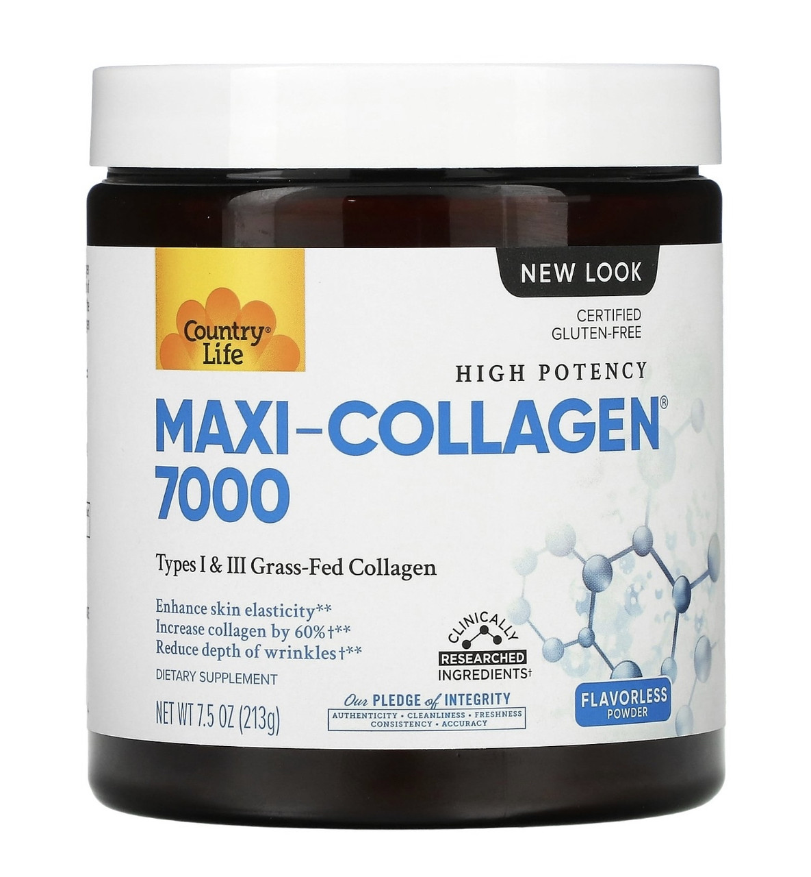Country life maxi collagen, порошок, 213г - фото 1 - id-p112822475
