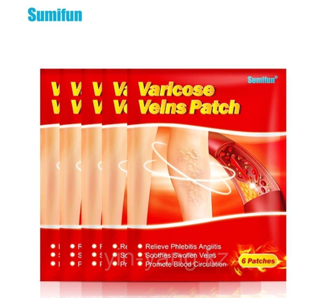 Пластыри от варикоза "Sumifun Varicose Veins Patch", 6 шт