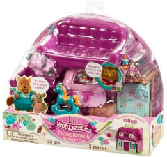 Игровой набор Li'l Woodzeez Гостинная и Детская
