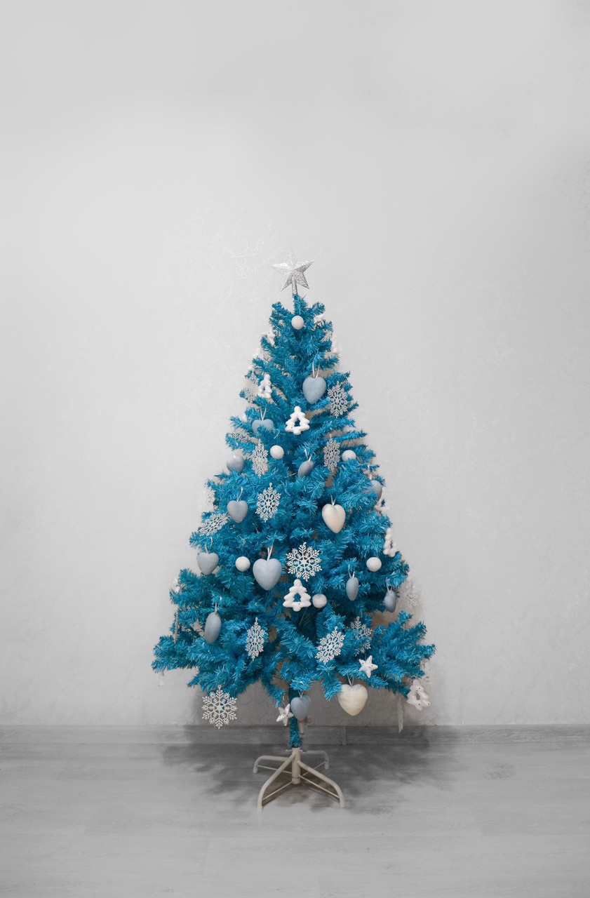 Новогодняя елка Blue Christmas Tree разборная 180 см - фото 2 - id-p112824562