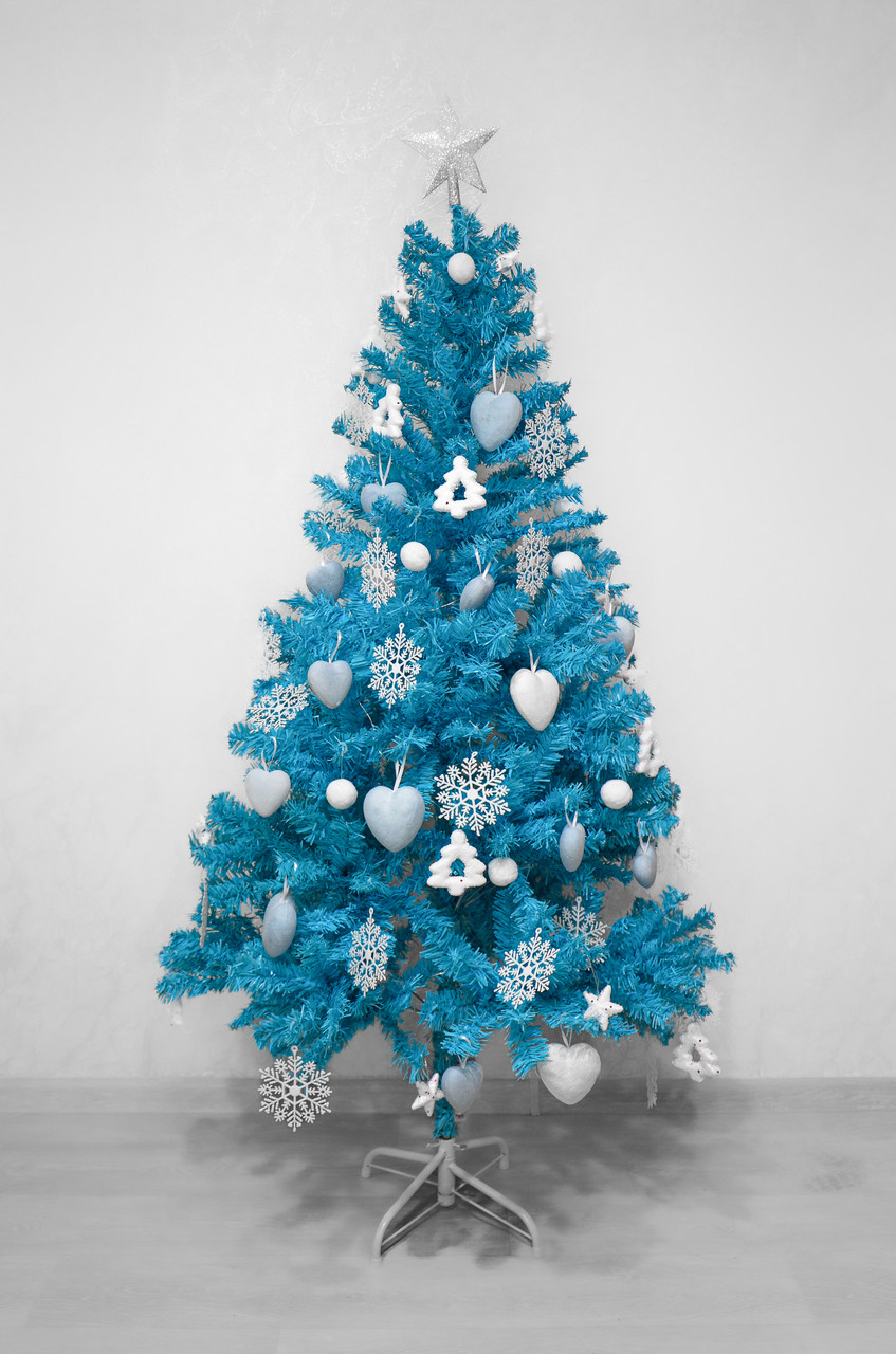 Новогодняя елка Blue Christmas Tree разборная 180 см - фото 1 - id-p112824562