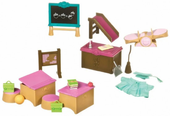 Игровой набор Li'l Woodzeez Класс и игровая площадка