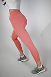 Лосины спортивные женские светло-розовые, фото 3